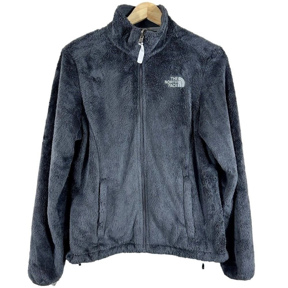 The North Face Womens Osito Full Zip Fleece Jacket Charcoal Gray Small S/P